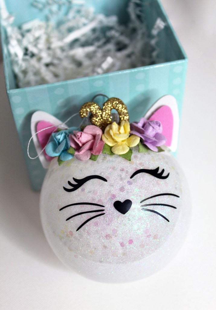 Purrty Thirty, Cat-Themed 30th Birthday, Christmas Holiday DIY Cat Ornament