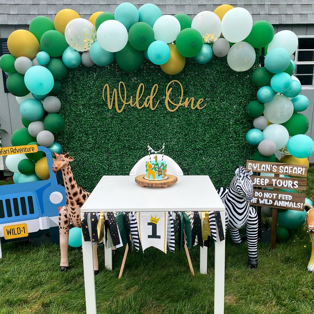 Wild One First Birthday Party Theme Photo Backdrop