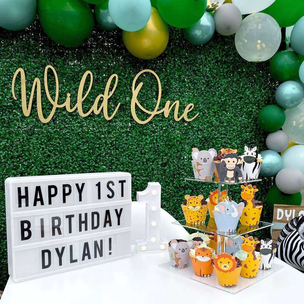 Wild One First Birthday Party Theme Photo Backdrop