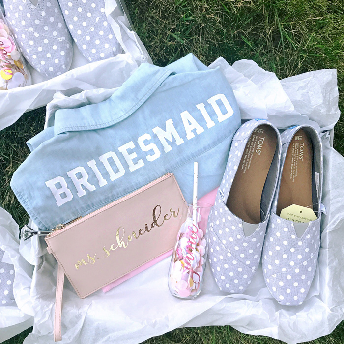 Personalized Bridesmaid Gift&nbsp;Boxes