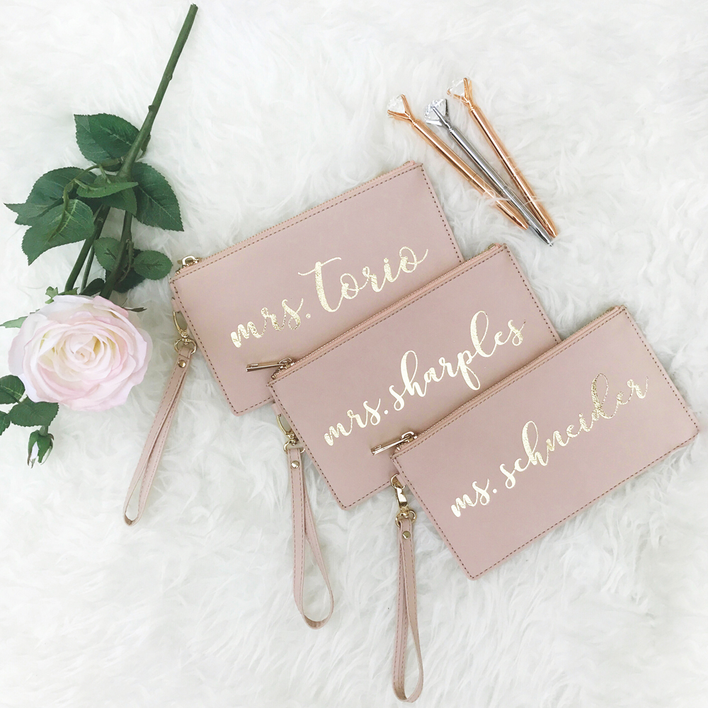 DIY Personalized Bridal Party&nbsp;Wristlets