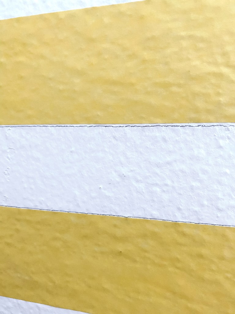Painted Wall Geometric Stripe Pattern with Frog Tape